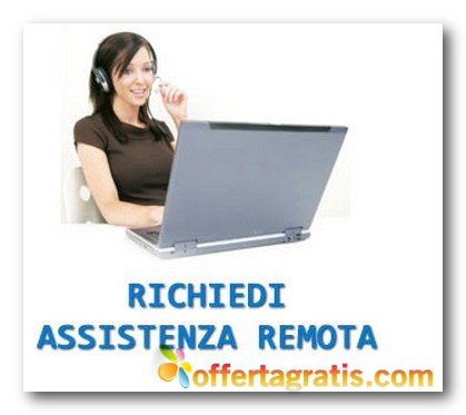 Controllo remoto e supporto tecnico tramite Internet