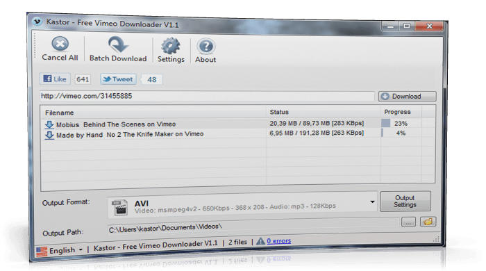 Scaricare video da Vimeo con Free Vimeo Downloader