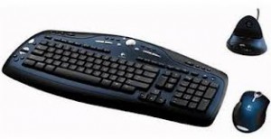 tastiera completa di mouse: Logitech Cordless Desktop MX 3100